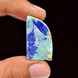 Pietra preziosa naturale di azzurrite Druzy Pietra grezza di azzurrite, pietra preziosa sciolta, forma fantasia di azzurrite 27X16X7 mm 20 carati di azzurrite Druzy per la creazione di gioielli