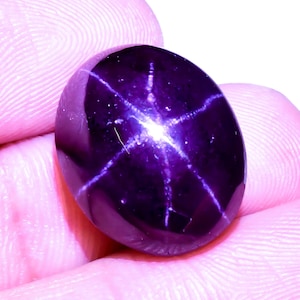Cabochão natural de granada estrela rosa, pedra preciosa solta, cristal de granada estrela rosa, linda granada estrela oval para fazer joias
