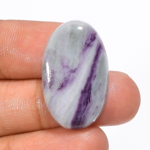 Pietra preziosa naturale di Kemmererite, forma ovale, cabochon di Kemmererite, 26X17X6 mm, cristallo di Kemmererite da 26 carati, pietra di Kemmererite per la creazione di pietre