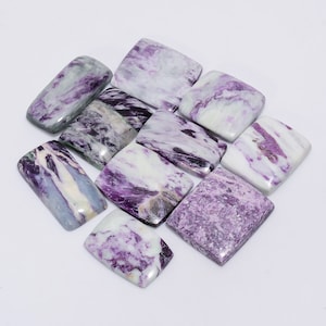 Lot de pierres précieuses naturelles de kemmererite, 22 x 20 29 x 14 mm, 266 carats, lot de 10 pièces, pierre de kemmererite pour la fabrication de bijoux