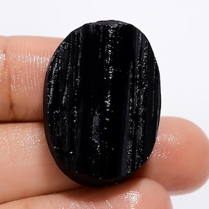 Turmalina preta natural druzy cabochão turmalina preta druzy pedra preciosa pedra de cristal turmalina preta para fazer joias (igual à imagem