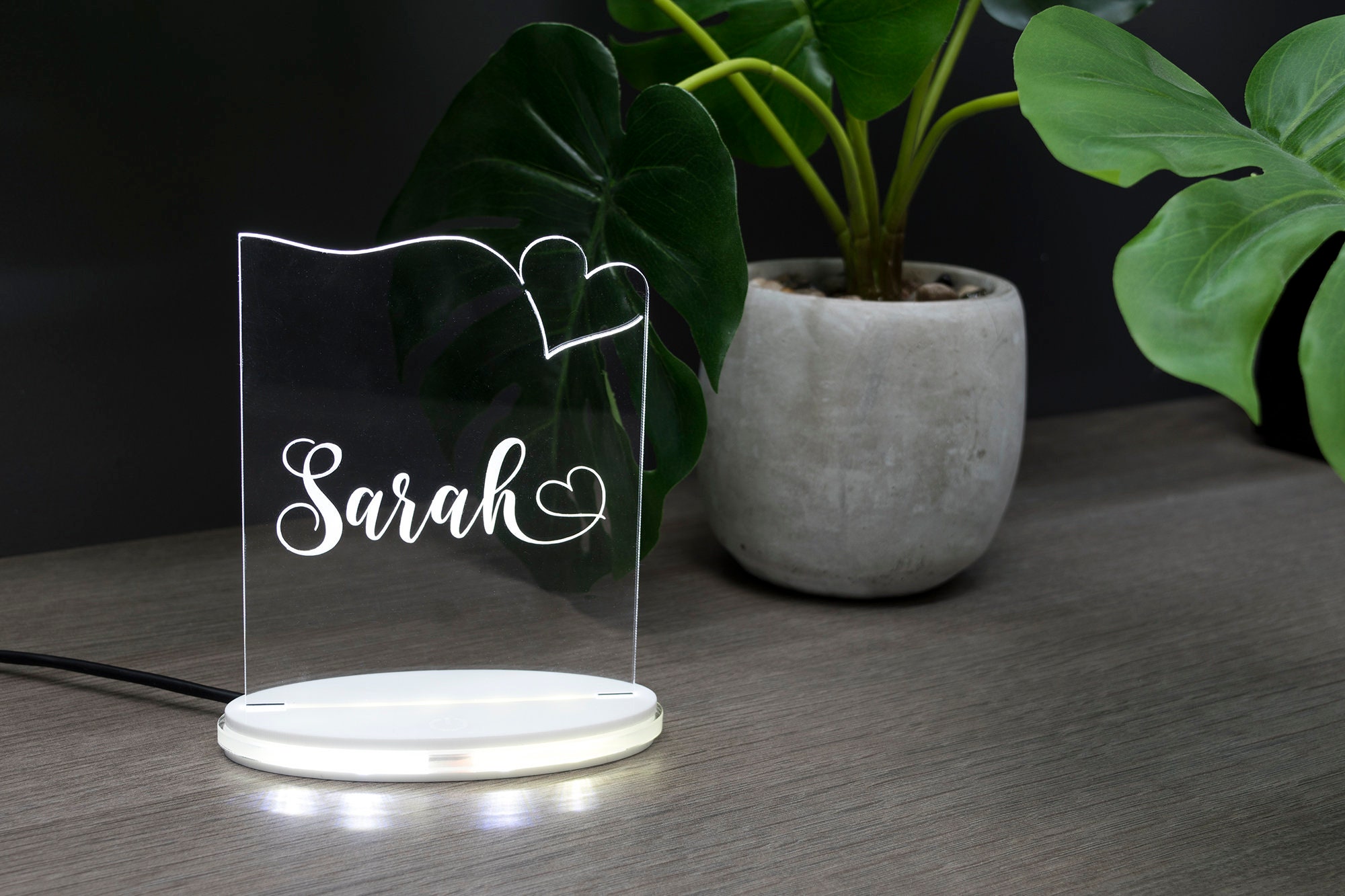 Blank Acrylic LED lit signs / plaques. Ideal for Branding | Etsy