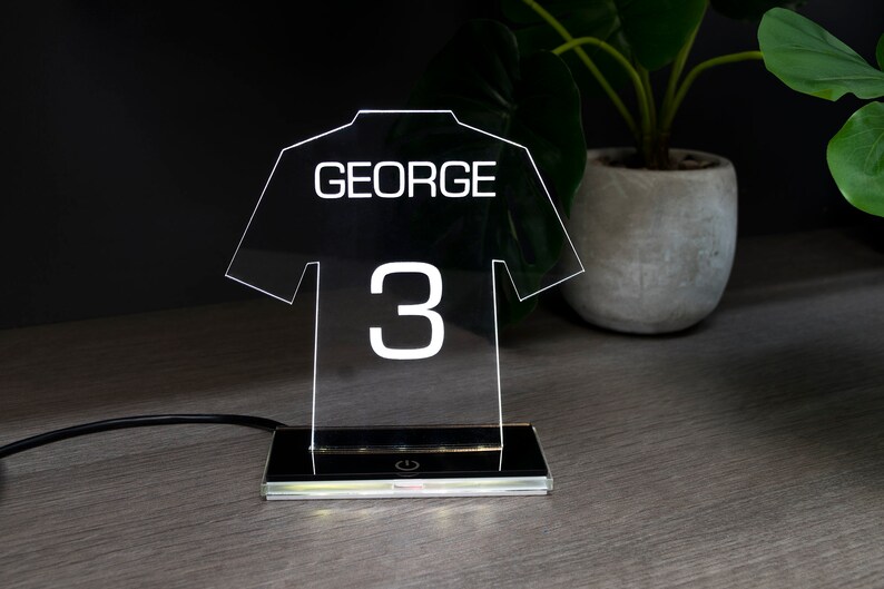 Blank Acrylic LED lit signs / plaques. Ideal for Branding Etsy