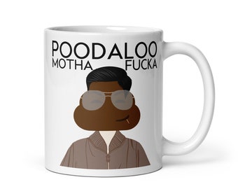 Poodaloo Motha Fucka Hangover Mug, Funny Mug, Gag Gift, Dad Gift, Brother Gift, Grandpa Gift, Boyfriend Gift, Boy Humor, Poop Emoji