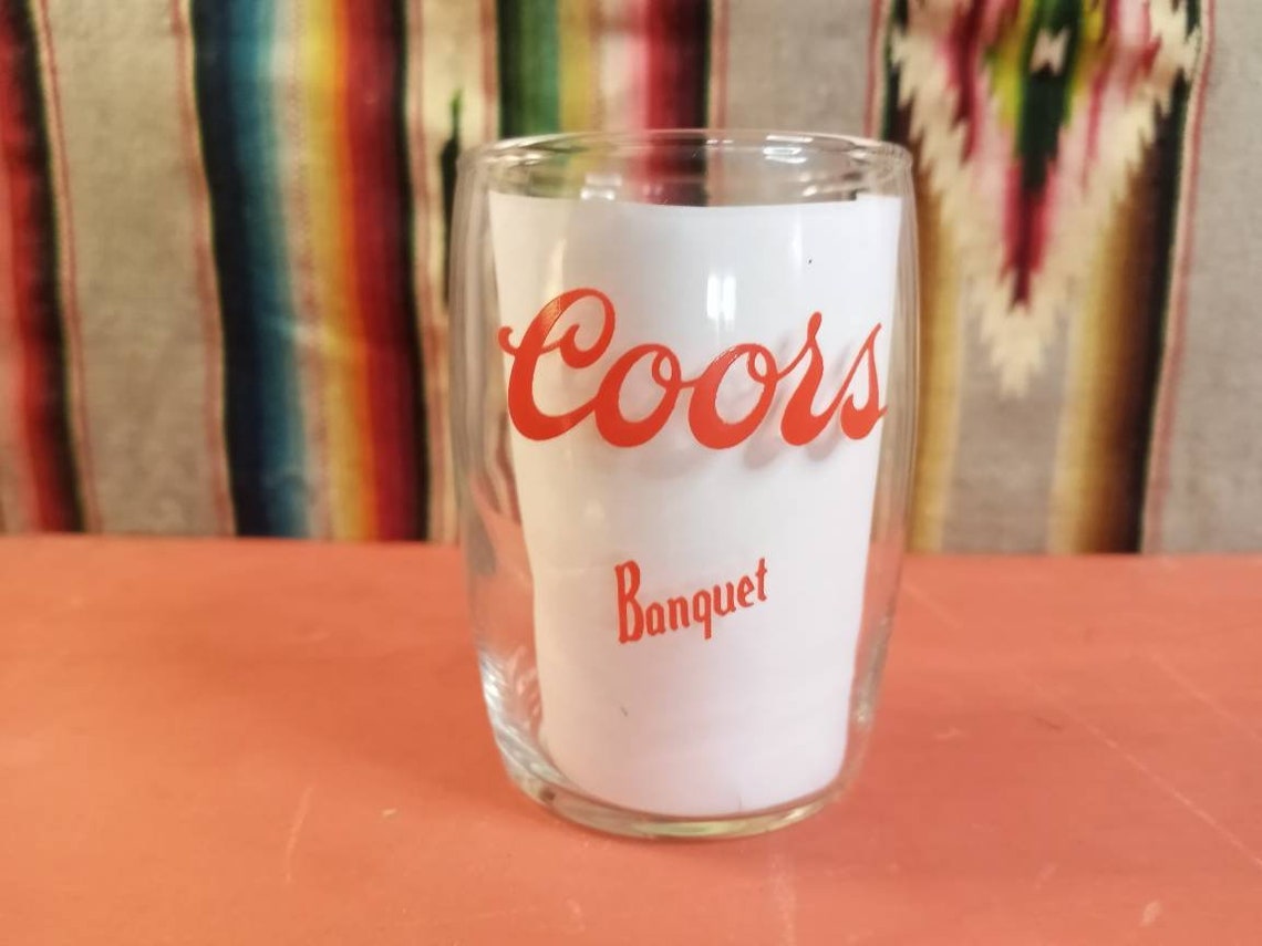 Vintage Coors Banquet Tasting Glass Etsy