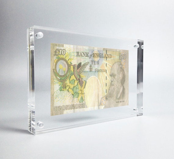 Framed Banksy Princess Diana Replica Tenner Di-faced Ten