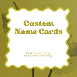 Tarjetas de nombre personalizadas: plantilla de Canva personalizada para tu evento