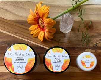 2 oz. Ayurvedic Skin Cream with German Chamomile  |  100x Washed Ghee
