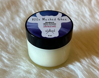 2 oz. Ayurvedic Skin Cream with Rose Otto  |  100x Washed Ghee