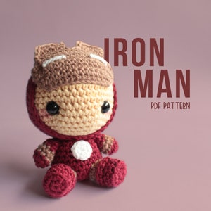 PDF PATTERN Iron Hero Amigurumi image 1