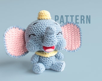 PDF PATTERN |  Baby Elephant Amigurumi