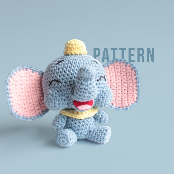 PDF PATTERN |  Baby Elephant Amigurumi