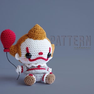 WZÓR PDF |  Amigurumi z koszmarnego klauna