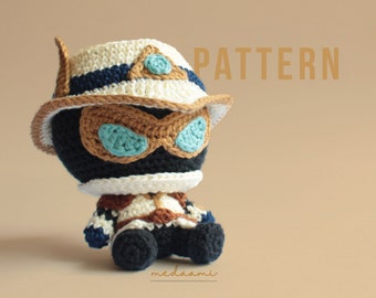 PDF PATTERN | Spy Agent Amigurumi