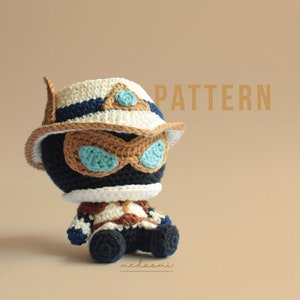 PDF MUSTER | Spionage-agent Amigurumi