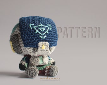 PDF PATTERN | Robot Agent Amigurumi