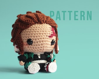 PDF PATTERN |  Fighter Boy Amigurumi