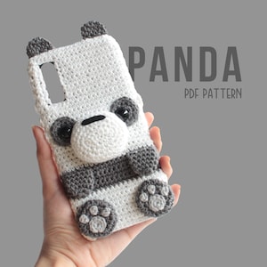 PDF PATTERN |  Panda Phone Case Amigurumi