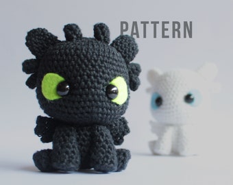 PATRÓN PDF / Furias Dragón Amigurumi