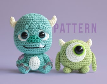 PDF MÖNSTER |  Monster Amigurumi