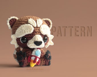 PDF PATTERN | Baby Raccoon Amigurumi