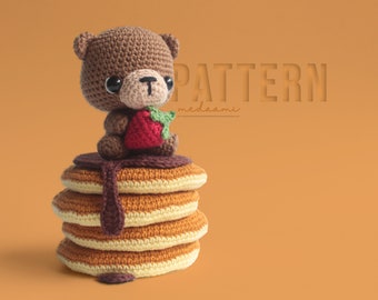 PDF PATTERN |  Pancake Bear Amigurumi