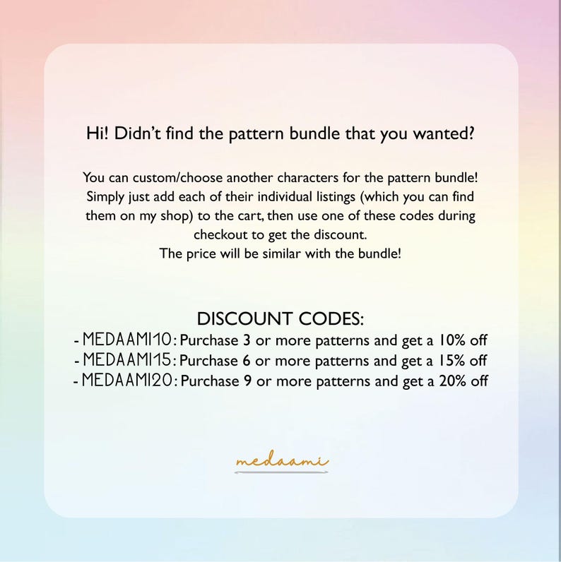PDF PATTERN | Fake Daughter Amigurumi image 2