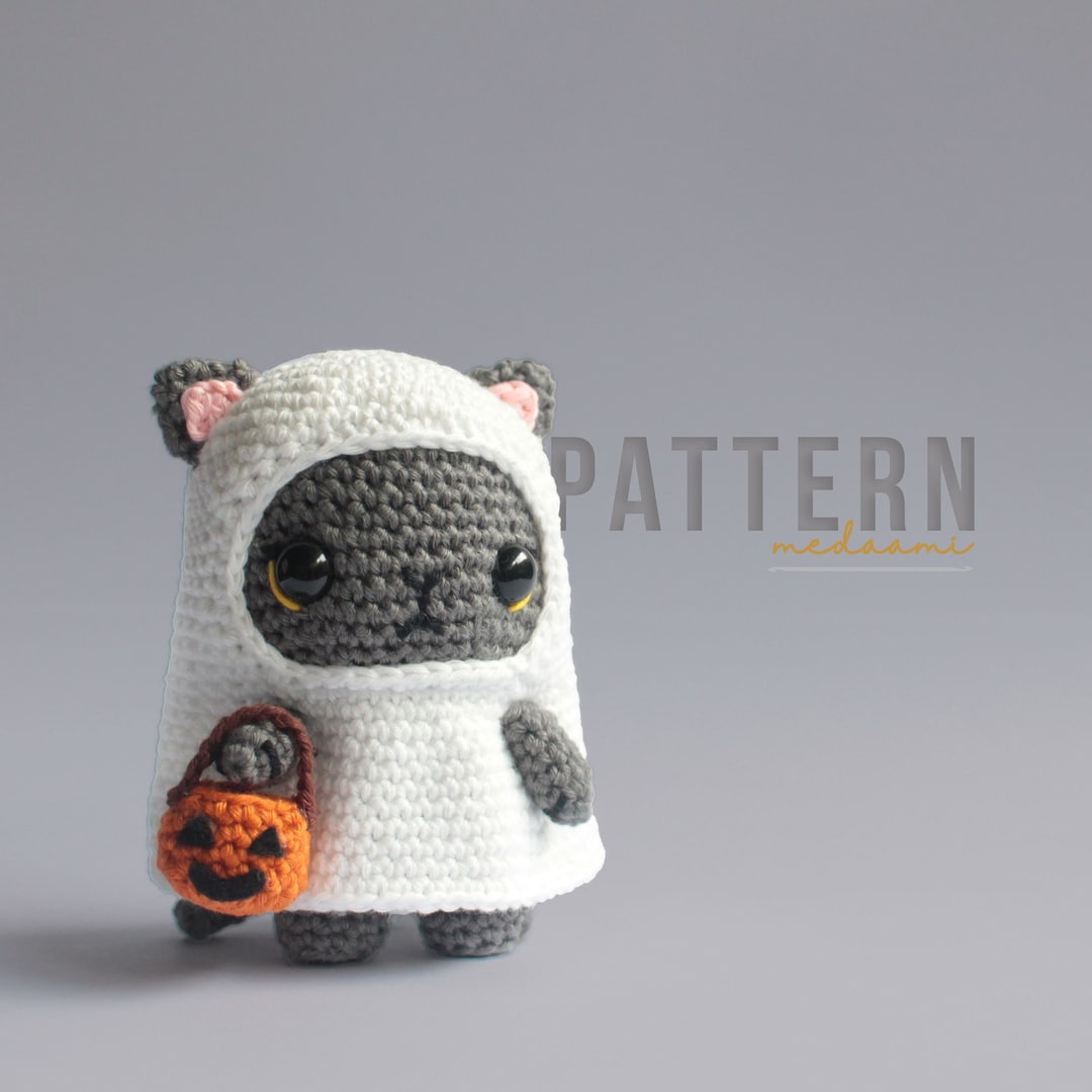 PDF パターン |ハロウィンオバケネコのあみぐるみ - Etsy 日本