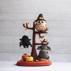 PDF PATTERN BUNDLE Halloween Tree Set Amigurumi image 8