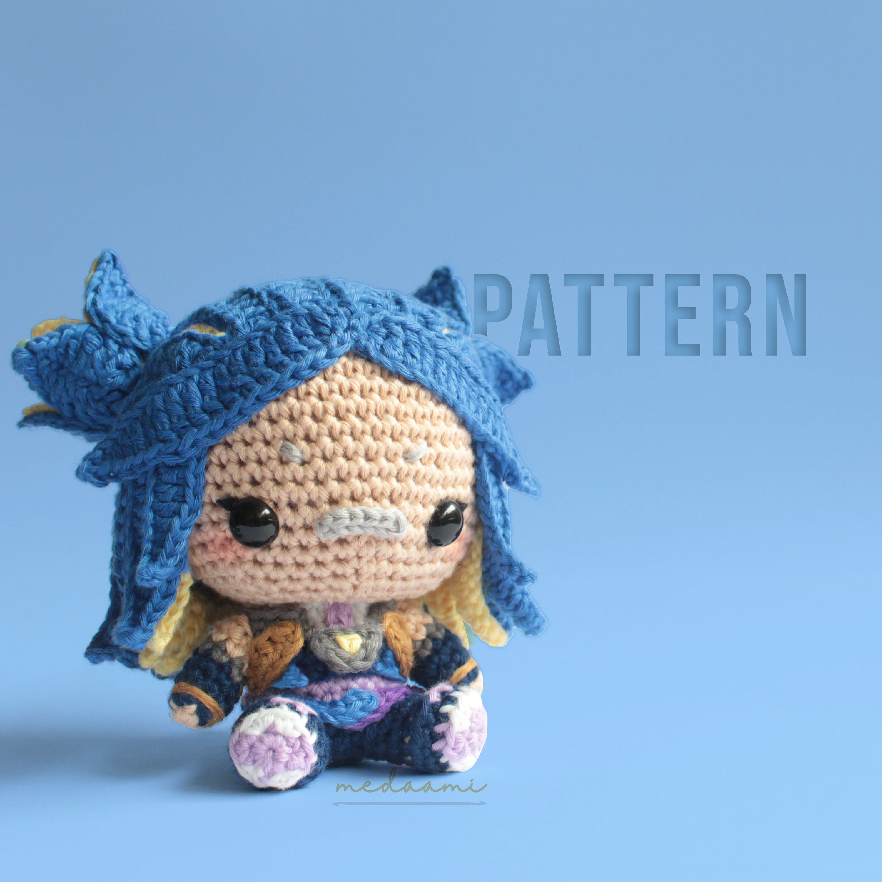 PDF PATTERN | Electric Agent Amigurumi