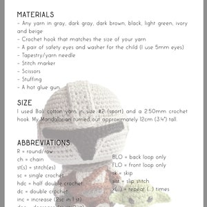 PDF PATTERN BUNDLE Bounty Hunter Baby Alien with Pod Amigurumi image 8