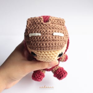 PDF PATTERN Iron Hero Amigurumi image 5