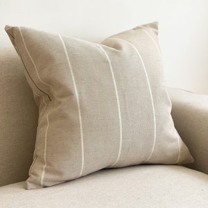 Freya Beige And Cream Cushion With Duck Feather Inner - 3 sizes