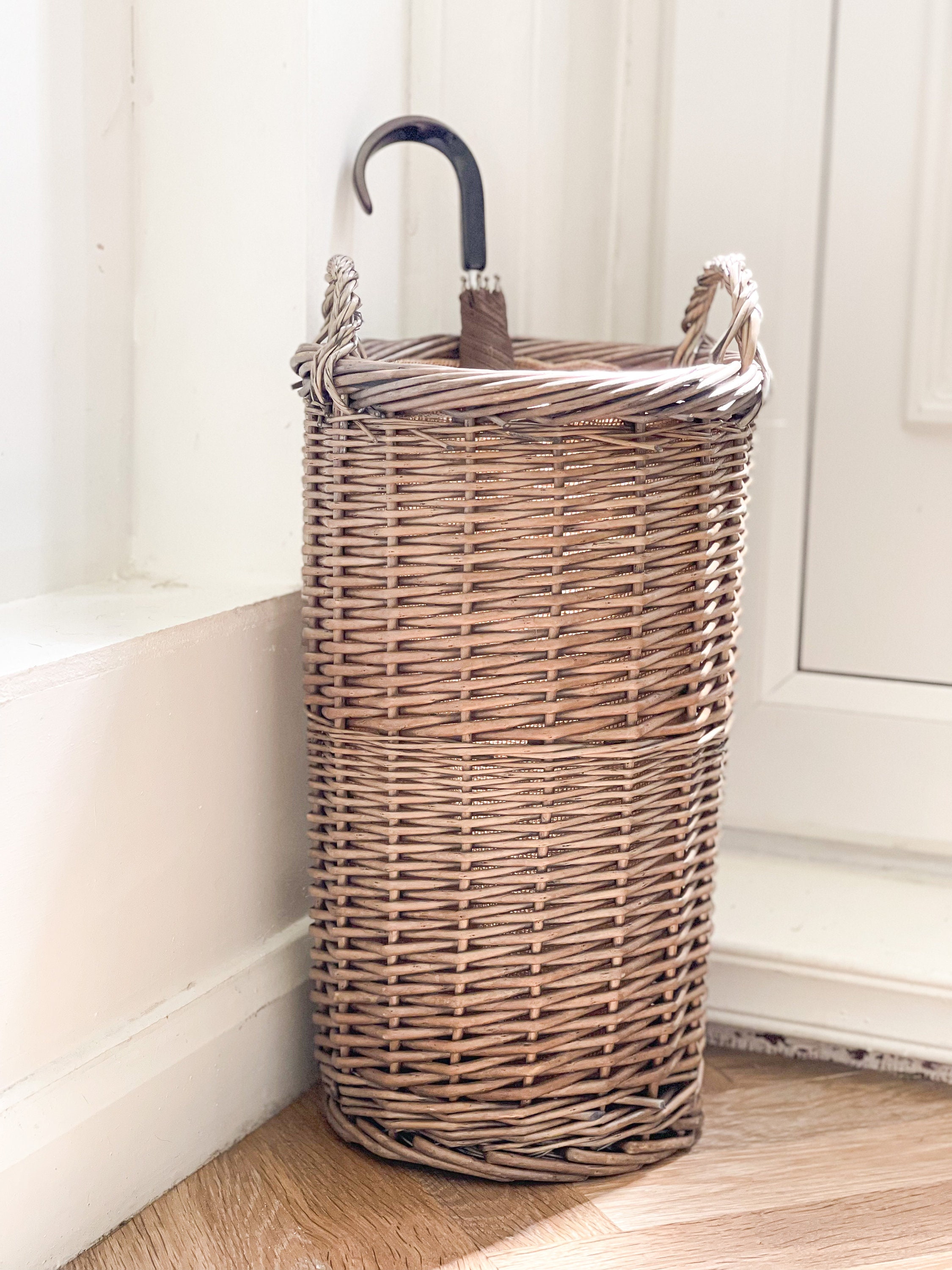 Antique Umbrella Stand Grey Umbrella Basket Etsy