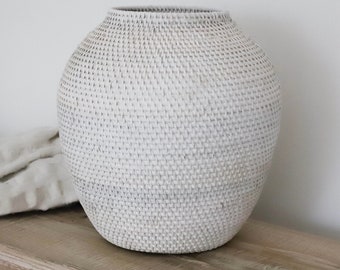 Rattan Vase