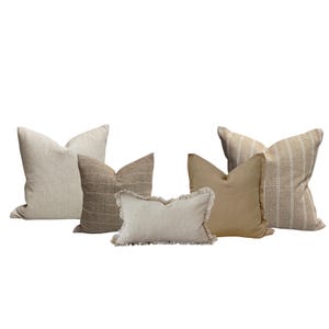 The Country Brown Cushion Combination - Brown Cushion Set