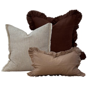 The Coffee Brown kussencombinatie - kussenset - kussenset