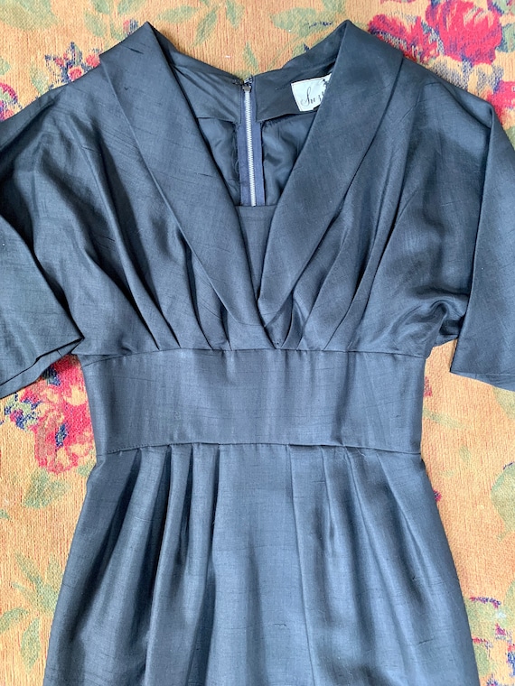 Black Silk Suzy Perette Dress