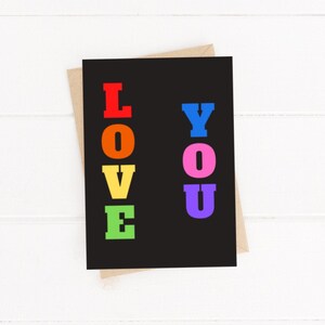 Love You Birthday Card, Gewoon omdat, Vriendin Verjaardagskaart, Boyfriend Card, Friendship Card, Kaart voor man of vrouw, Gratis Britse levering