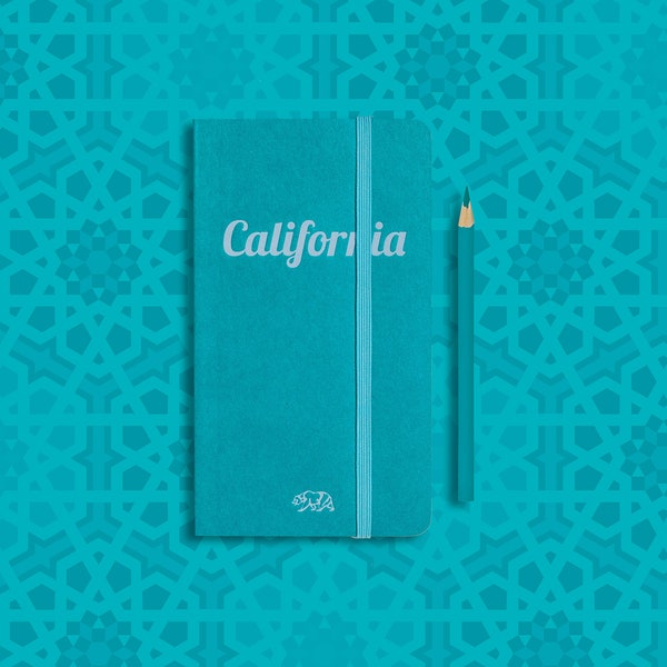 Notizbuch California, Kalifornien, Journal, Tagebuch, Reisetagebuch, Reise, Geschenk, Weihnachten, Weihnachtsgeschenk Hochzeit