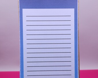 Blue Ombre Notepad