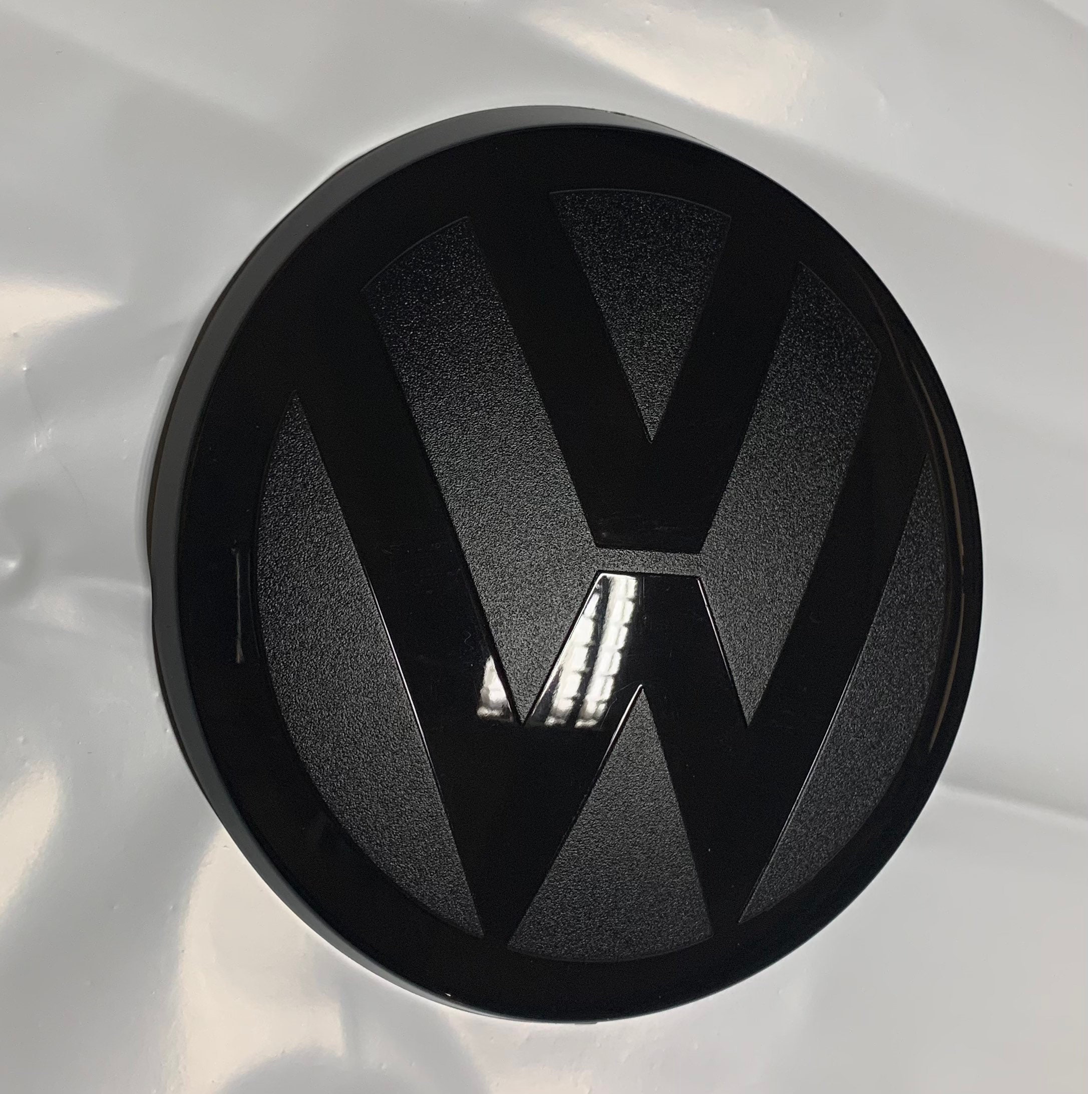 VW Golf MK7.5 Front Badge Overlay BlackedOut R Gti Gtd Upgrade Etsy