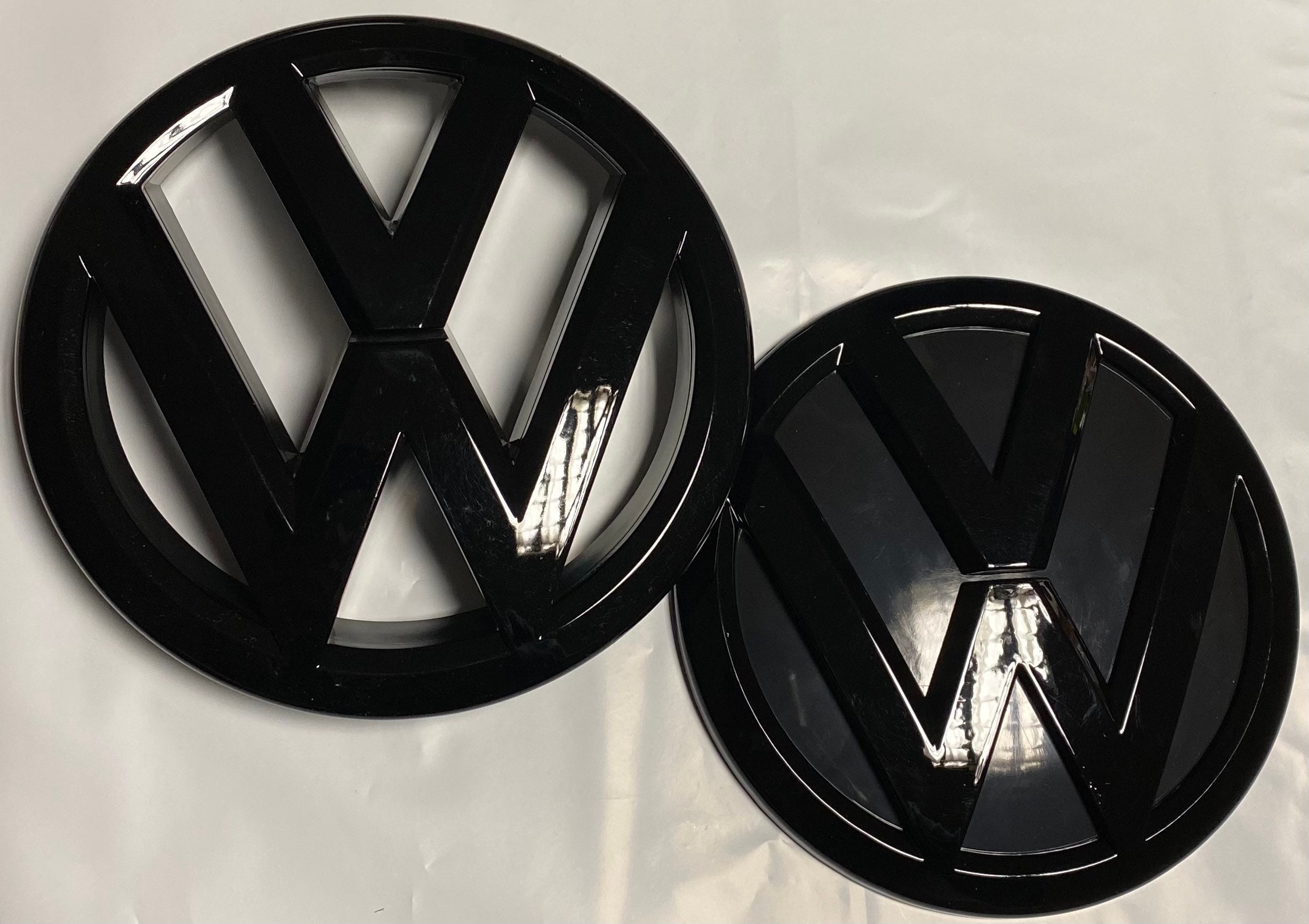 VW Caddy 20112015 Badges Gloss Black Front & Back Oem Fitment Etsy UK