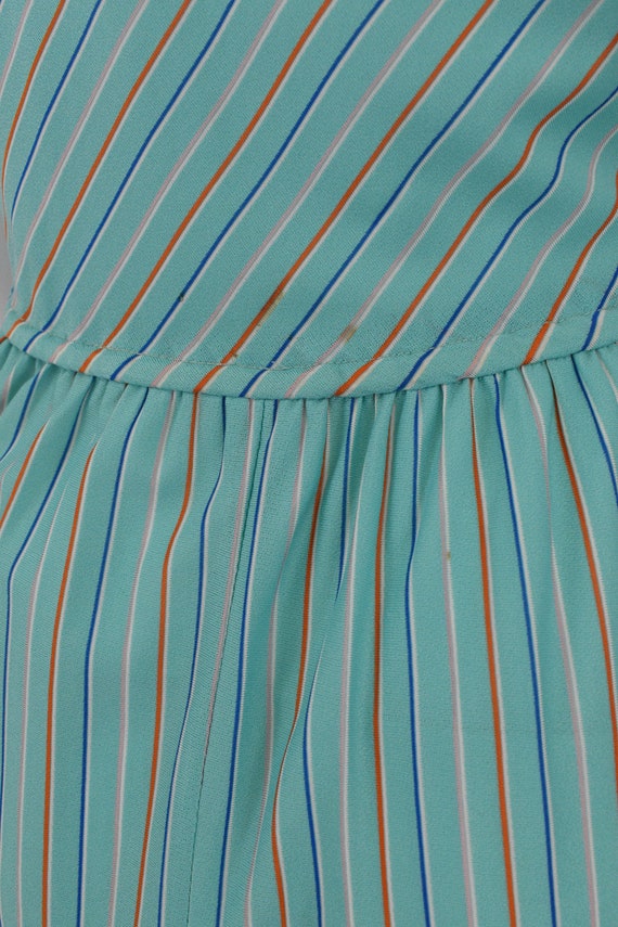 1980's Strait Lane Striped Dress - image 6