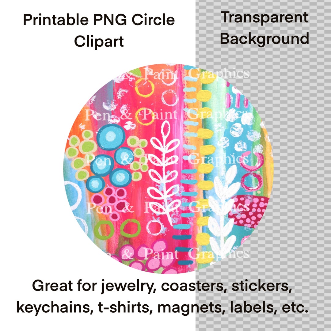 PNG Round Circle Clipart Transparent Colorful Abstract Printable ...