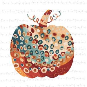 Fall Pumpkin Plant PNG Clipart Graphic Thanksgiving Digital Download Commercial Autumn Holiday Season Clipart Gourd Transparent