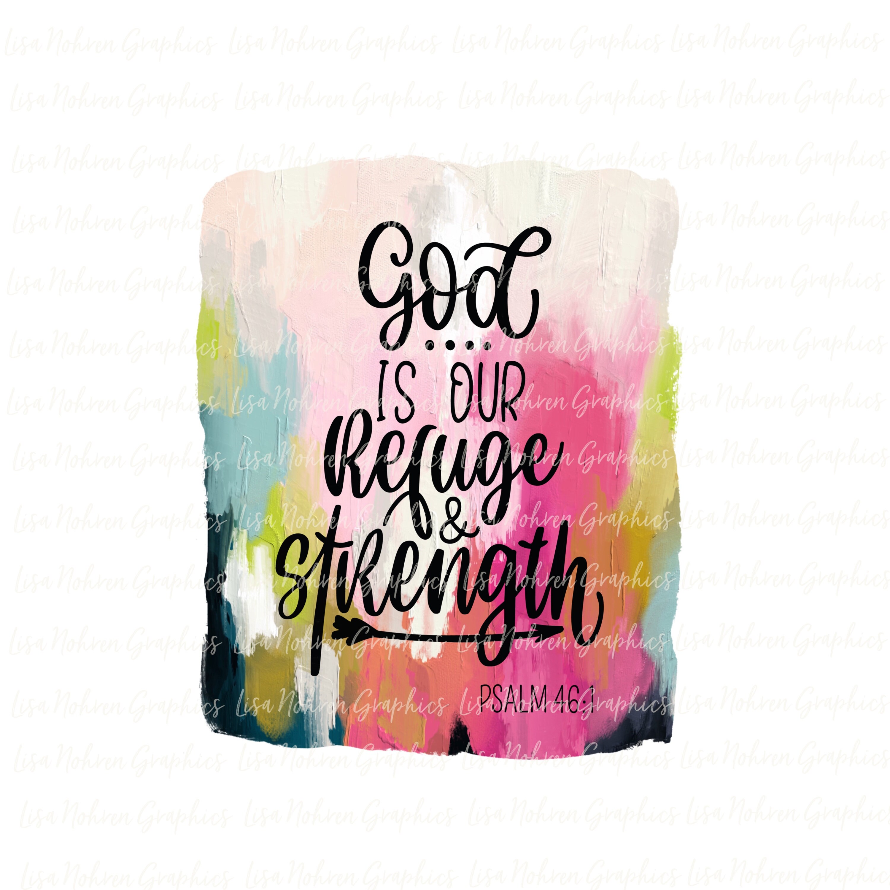 God Is Our Refuge PNG Christian Scripture Bible Verse Clipart God is our refuge png christian scripture bible verse clipart