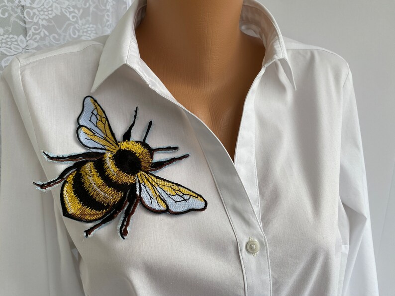 Embroidered patch
bee patch
back patch
custom embroidery
insect patch
cute patch
bumble bee
iron on patch
custom iron on patch
patches for jackets
trucker hat patches
embroidered patches
hat patches