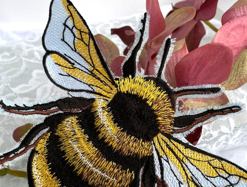 Embroidered patch
bee patch
back patch
custom embroidery
insect patch
cute patch
bumble bee
iron on patch
custom iron on patch
patches for jackets
trucker hat patches
embroidered patches
hat patches