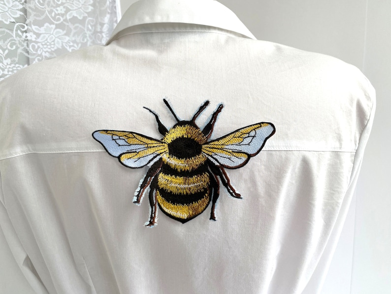 Embroidered patch
bee patch
back patch
custom embroidery
insect patch
cute patch
bumble bee
iron on patch
custom iron on patch
patches for jackets
trucker hat patches
embroidered patches
hat patches